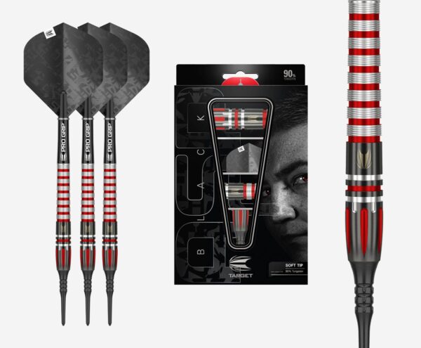 Nathan Aspinall Black 90% Soft Tip 18g Darts